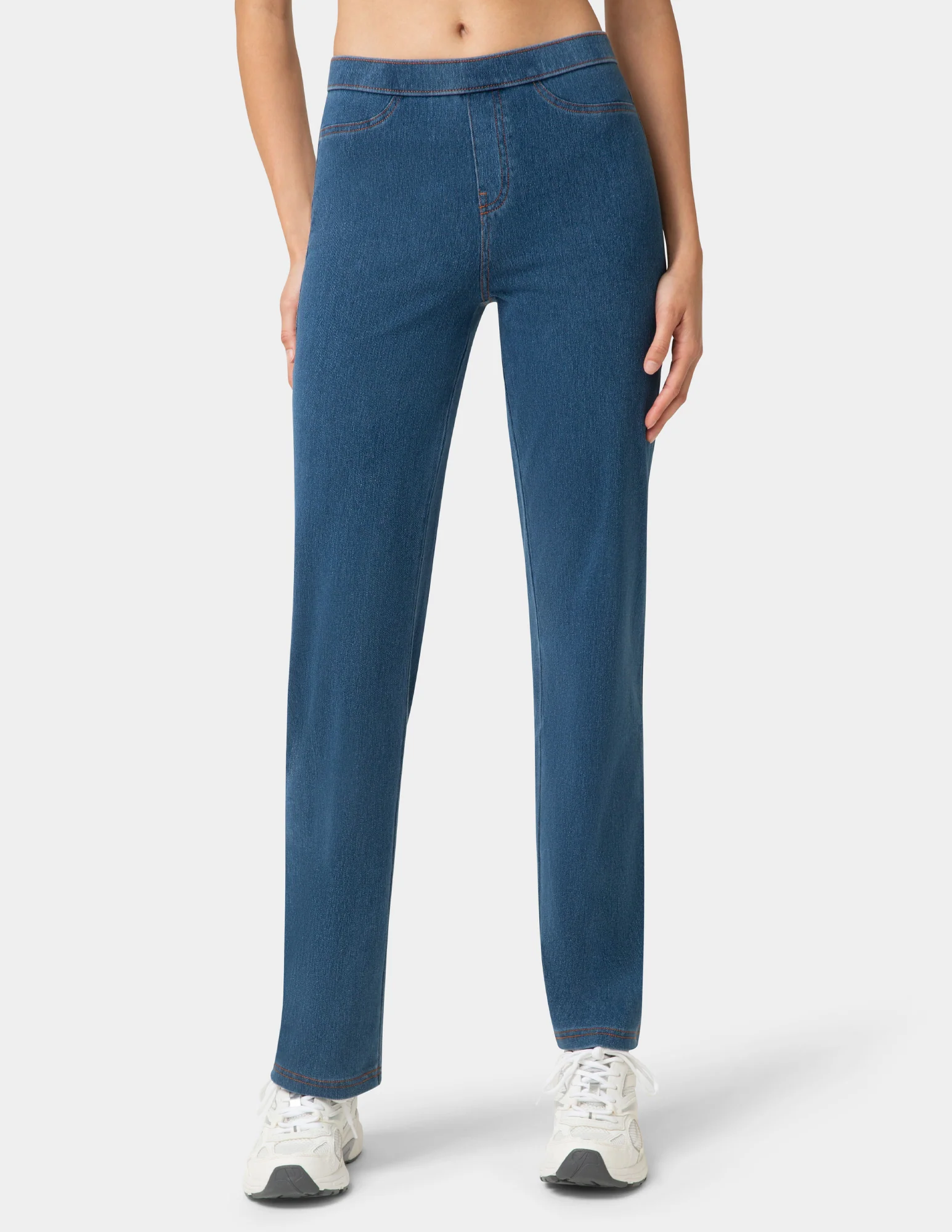 Denim Straight Leg Legging - Image 2