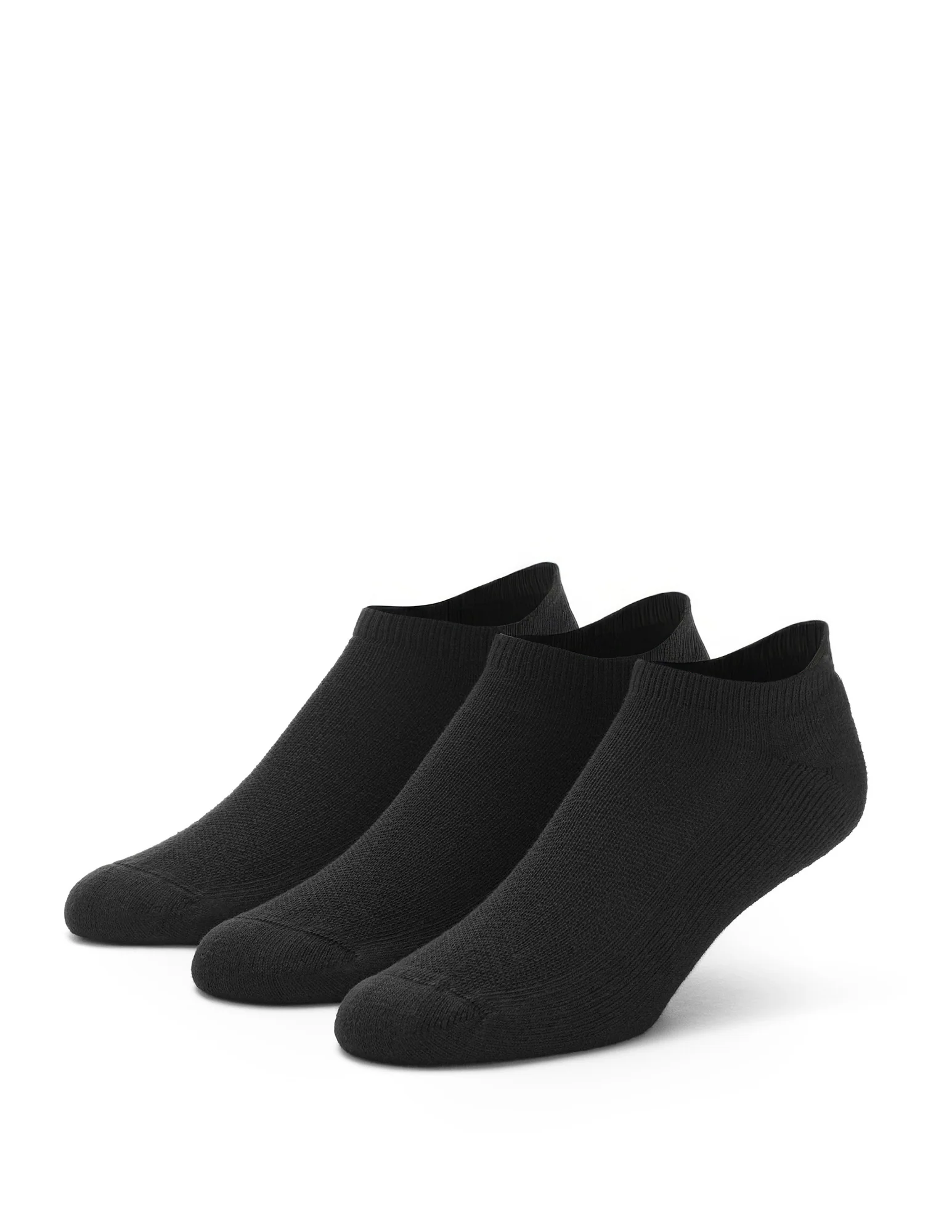 Men's Cushion No Show 3 Pair Pack