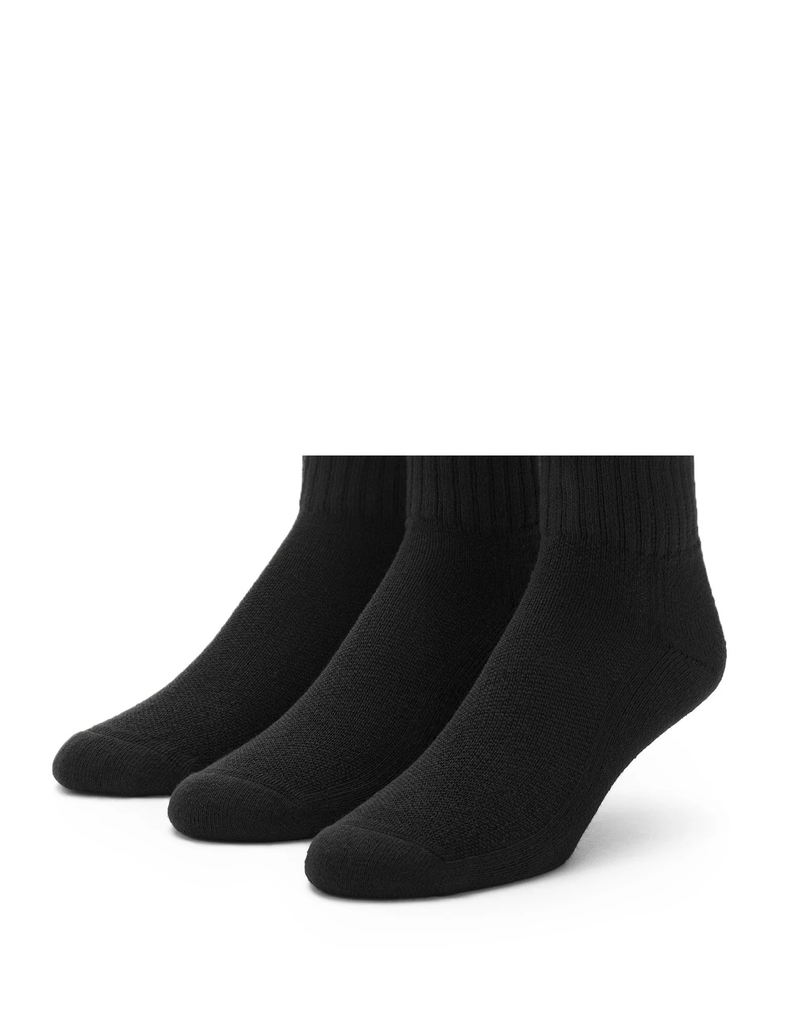 Men's Cushion Quarter Top 3 Pair Pack